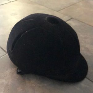 Troxel capriole velvet equestrian helmet